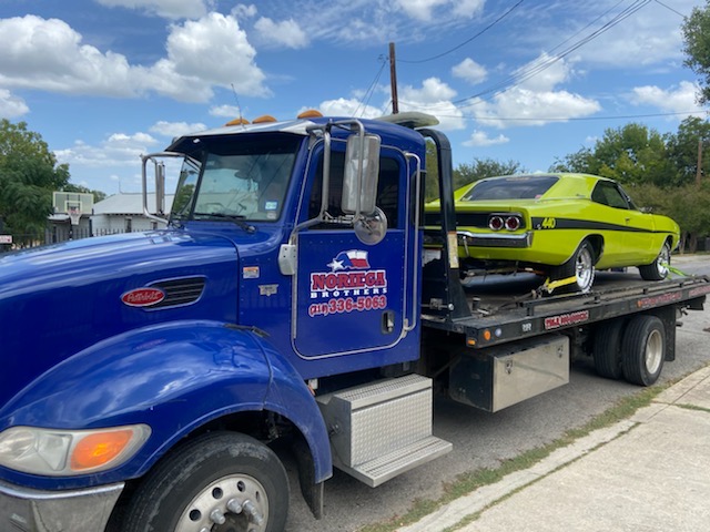 Towing fully restored \'69 Dodge Charger from San Antonio to Somerset