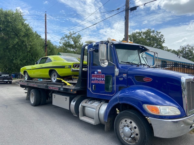 Towing fully restored \'69 Dodge Charger from San Antonio to Somerset
